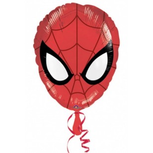 Spider-man Face Birthday Balloon
